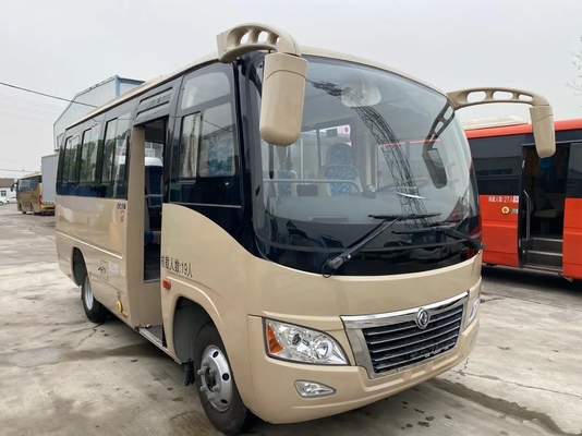 2nd Hand Bus Sliding Windows Yuchai Engine 19 Seats Air Conditioner Uesd Dongfeng Mini Bus DFA6600