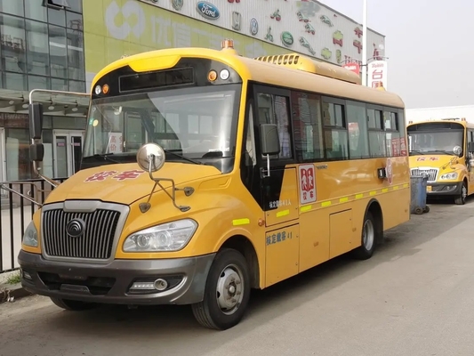 Purchase Used School Bus 41 Seats 7 Meters Sliding Windows 2nd Yutong Bus ZK6729D