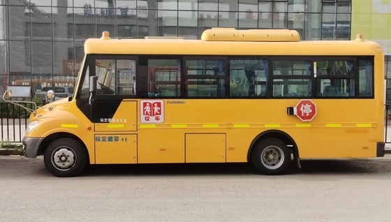 Purchase Used School Bus 41 Seats 7 Meters Sliding Windows 2nd Yutong Bus ZK6729D