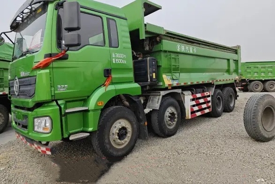 Used Diesel Trucks 12 Tires Head Cabin 8×4 Drive Mode 375hp 2nd Hand SHACMAN Dump Truck