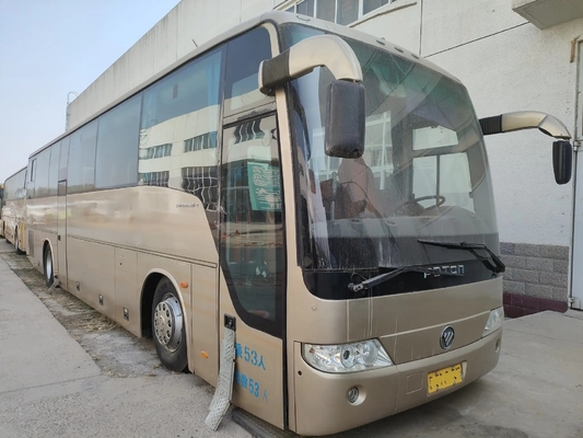 Used Commercial Bus Double Doors 53 Seats Yuchai Engine 330hp Second Hand Foton BJ6120