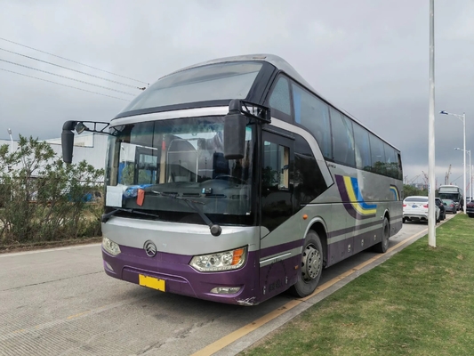 Diesel Engine Bus Middle Door 49 Seats Air Conditioner Yuchai Engine 11 Meters Used Golden Dragon XML6112