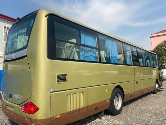 Coach Second Hand 55 Seats 330hp Wechai Engine Double Doors Sealing Window Used Zhongtoong Bus LCK6120