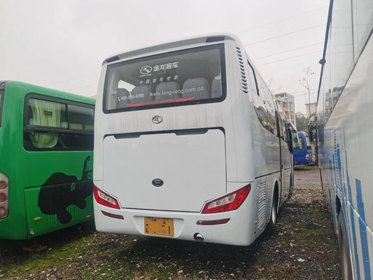 Used Diesel Bus Manual Transmission Yuchai Engine 31 Seats Sealing Window 2nd Hand Kinglong Bus XMQ6802
