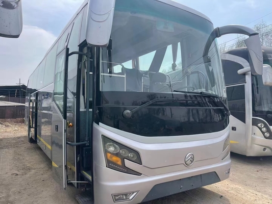 Second Hand Tourist Bus 48 Seats Big Luggage Compartment Double Doors 12 Meters Used Golden Dragon XML6126