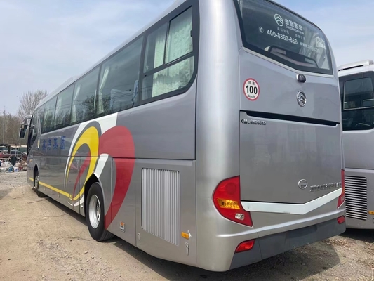 Second Hand Tourist Bus 48 Seats Big Luggage Compartment Double Doors 12 Meters Used Golden Dragon XML6126