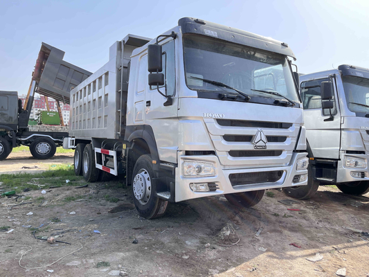 Used Howo Trucks 8 Meters 380hp 6 Cylinders Diesel Engine EURO III 10 Wheels 6×4 Howo Dump Truck ZZ3257