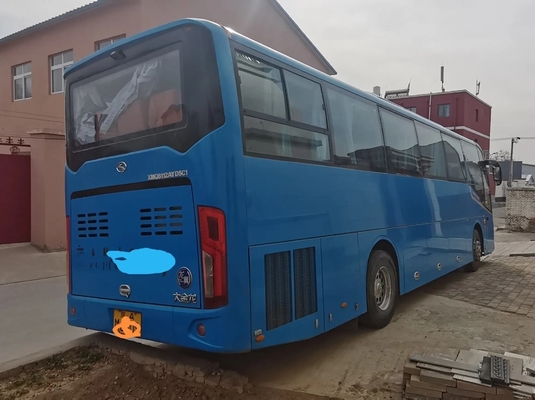 Old Coach Bus 51 Seats Yuchai Engine Leaf Spring 11 Meters Sealing Window Used Kinglong XMQ6112
