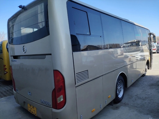 2nd Hand Coach 37 Seats Single Door Air Conditioner EURO IV Manual Transmission Used Golden Dragon Bus XML6857