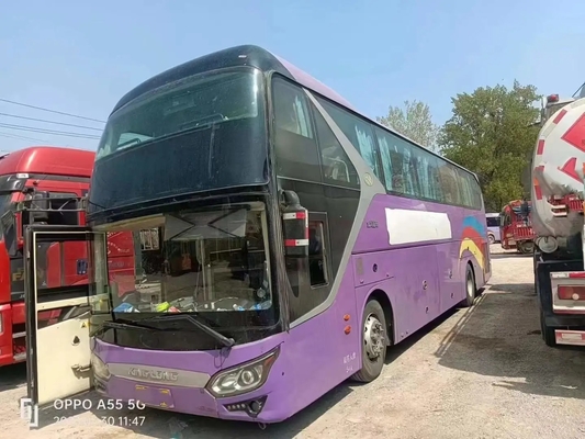 Used Tour Bus Weichai Engine Airbag Suspension 54 Seats Air Conditioner Single Door Kinglong XMQ6119