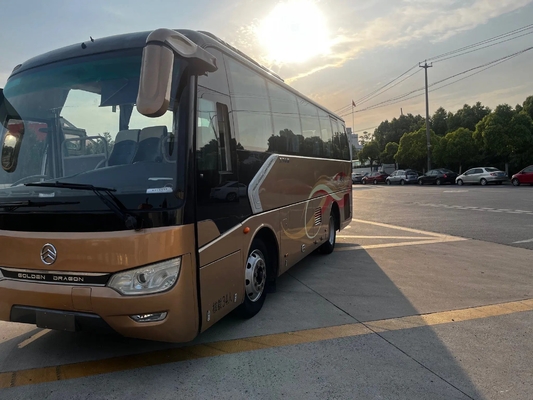 Used City Bus Manual Transmission 8 Meters 34 Seats Sealing Window Air Conditioner Golden Dragon XML6827