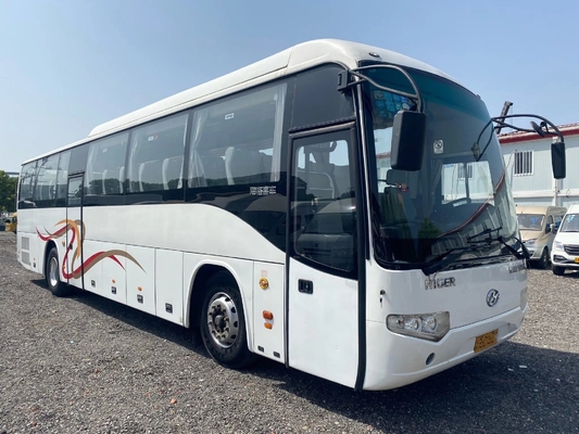 Used Bus And Coach Luggage Compartment 2 Doors 53 Seats Sealing Window With A/C Left Hand Drive Higer Bus KLQ6129