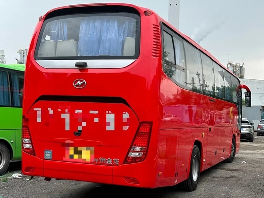 Used Commercial Bus 49 Seats Luggage Compartment 2 Doors Sealing Window With A/C 2nd Hand Higer KLQ6112