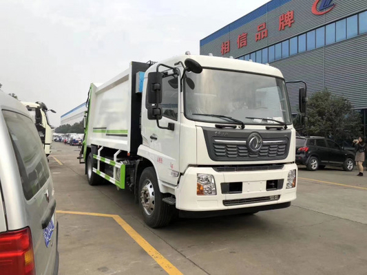 Used Diesel Trucks 8 Meters Long 10m³ Loading Capacity Dongfeng Refuse Compactor RHD