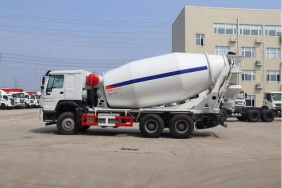 Used Concrete Trucks 6×4 Drive Model LHD Sinotruck Howo Cement Mixer Truck EURO IV Loading 8 Tons