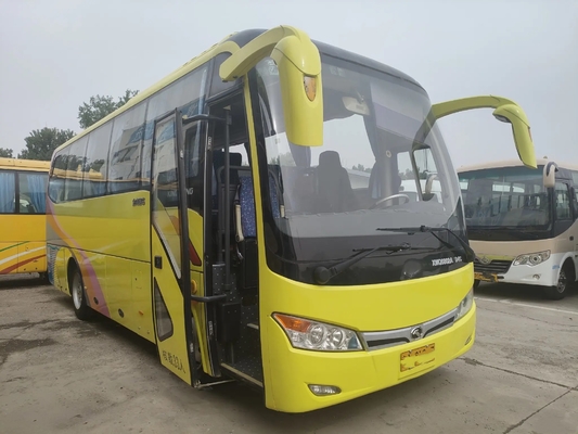 Used Mini Coach 2015 Year 33 Seats Single Door Luggage Compartment Sealing Window 2nd Hand Kinglong Bus XMQ6802