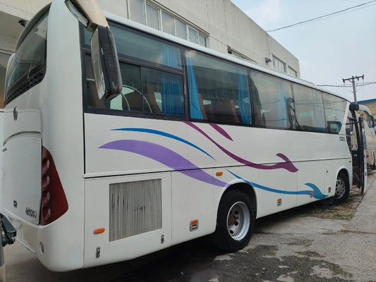 Used Diesel Coaches 36 Seats Good Floor Air Conditioner 2+2 Seats Layout LHD/RHD Golden Dragon XML9647