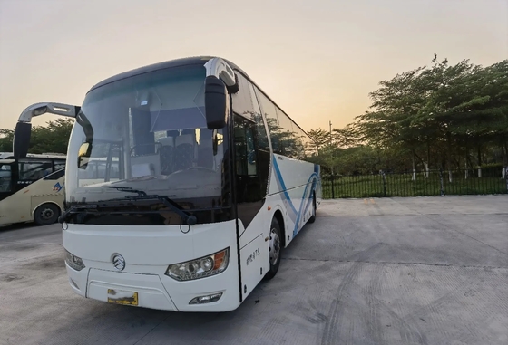 Used Travel Bus 2017 Year Middle Passenger Door 47 Seats Sealing Window Yuchai Engine Golden Dragon XML6102