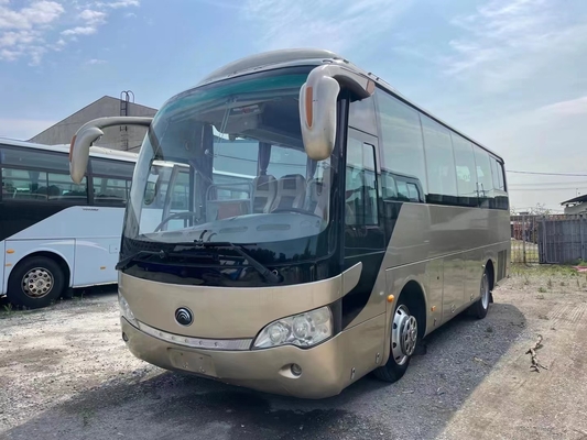 Old Coach Bus 35 Seats Yutong ZK6808 Luggage Rack Manual Transmission With A/C