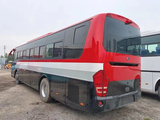 12 Meters Long 55 Seats Used Coach Bus Yutong ZK 6127 Two Windshields LHD / RHD