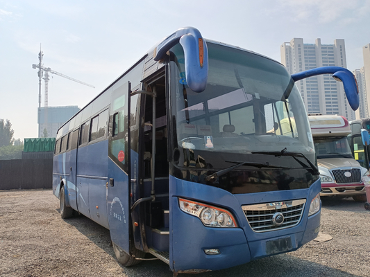 ZK6102D Pre Owned Yutong Buses Sliding Window 43 Seats Large Luggage Compartment