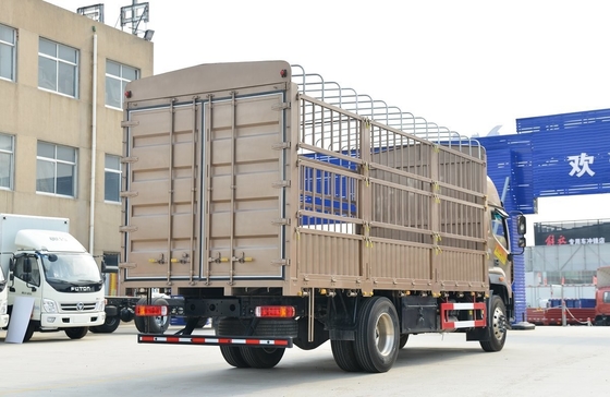 Foton 4*2 Drive Mode Used Lorry Yuchai Engine Big Cargo Box
