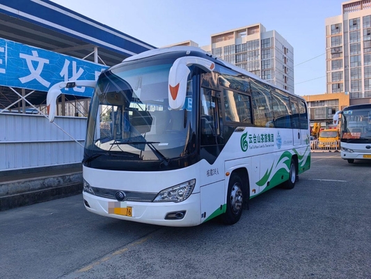 Second Hand Bus 2017 Year Yutong Bus ZK6876 Single Door 38 Seats Spring Leaf LHD