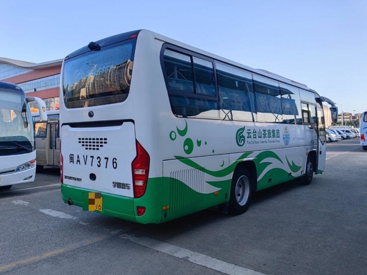 Second Hand Bus 2017 Year Yutong Bus ZK6876 Single Door 38 Seats Spring Leaf LHD