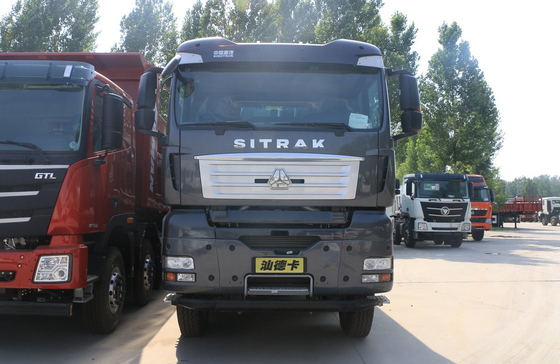 Sino Power Truck SITRAK G7H Black Color Loading 30 Tons Road Transport Spring Leaf