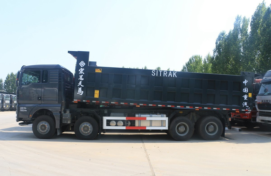 Sino Power Truck SITRAK G7H Black Color Loading 30 Tons Road Transport Spring Leaf