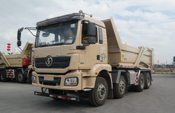 Tipper Truck Used Shacman Dumper 8*4 Construction Waste Transportation Weichai 336hp