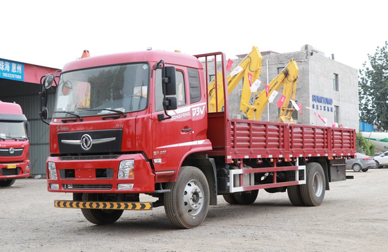 12 Tons Cargo Truck China Brand Donfeng 4*2 Lorry Flat Truck Doble Rear Tires Left Hand Drive