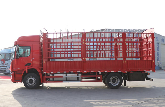 Fence Cargo Trucks Shacman M6000 4*2 Lorry Truck Weichai 245hp Engine 8 Speed Manual