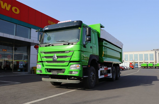 Sino Truck Moteur 400 Weichai Engine 6×4 Howo Dumper Truck Leaf Spring 10 Wheels Road Transport