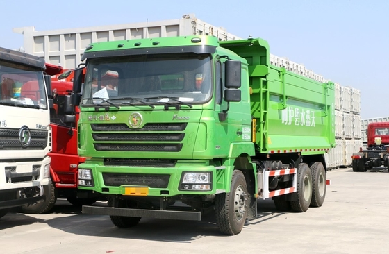 6*4 Dump Truck 30 Tons New Energy Fuel LNG Shacman F3000 Single Sleeper 10 Wheels 380hp