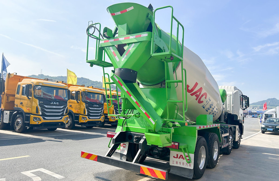 Concrete Truck Mobile 7-8m³ Tanker Cement Mixer Truck Chinese Brand JAC Yuchai 350hp