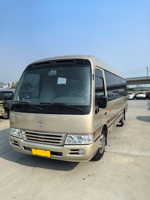 Toyota Coaster 20-Seat Electric Chinese-Door China IV Champagne Gold Medium-Sized Business Bus