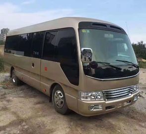 23-29 Seats Used Toyota Coaster Bus With Air Conditioner 2TR Engine