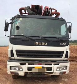 ISUZU-SANY Used Concrete Trucks , Diesel Used Concrete Mixer Truck With Pump