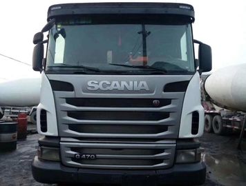 10×4 Drive Mode Scania Used Trucks With 63m Pump 15225×2500×4000mm Dimension