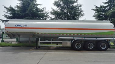 45000L Used Stainless Steel Tanker Trailers LINGYU Brand For Oil Transportation