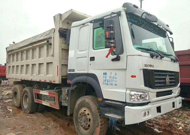 HOWO Used Commercial Dump Trucks , Used Construction Trucks 6*4 Drive Mode