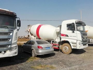 SANY Used Concrete Mixer Trailer , Used Portable Cement Mixer 6*4 Drive Mode