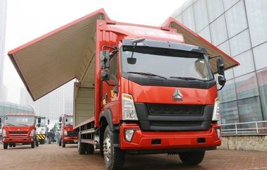 2012 Year Used Heavy Duty Trucks 4×2 Drive Mode HOWO Brand Van Body Cargo Box