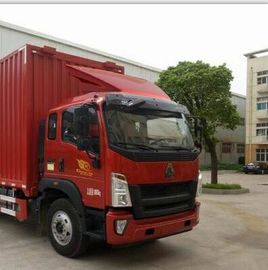 2012 Year Used Heavy Duty Trucks 4×2 Drive Mode HOWO Brand Van Body Cargo Box