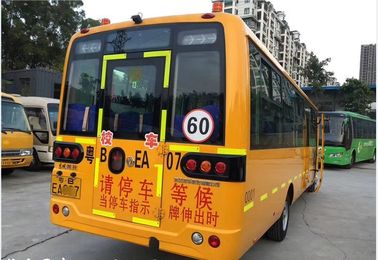 DONGFENG Old Yellow School Bus , Large Used Coach Bus LHD Model With 56 Seats