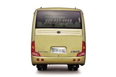 30 Seats Used Travel Bus , Yellow Second Hand Tourist Bus Yutong Brand