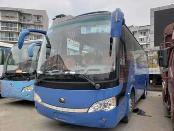 ZK6938H9 Blue Used Yutong Buses 39 Seats Used Journey Bus 2010 YEAR Great Performance