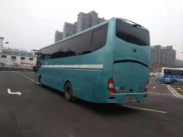 Euro Four Emission 49 Seats Used Yutong Buses One And A Half Layer Second Hand Coaster With A / C