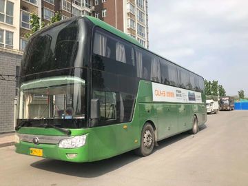 2012 Year Yutong Used Coach Bus 61 Seat / High Roof Green Used Commercial Bus